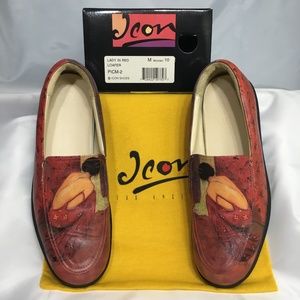 ICON "Lady in Red" Loafer - Art for your Feet!!